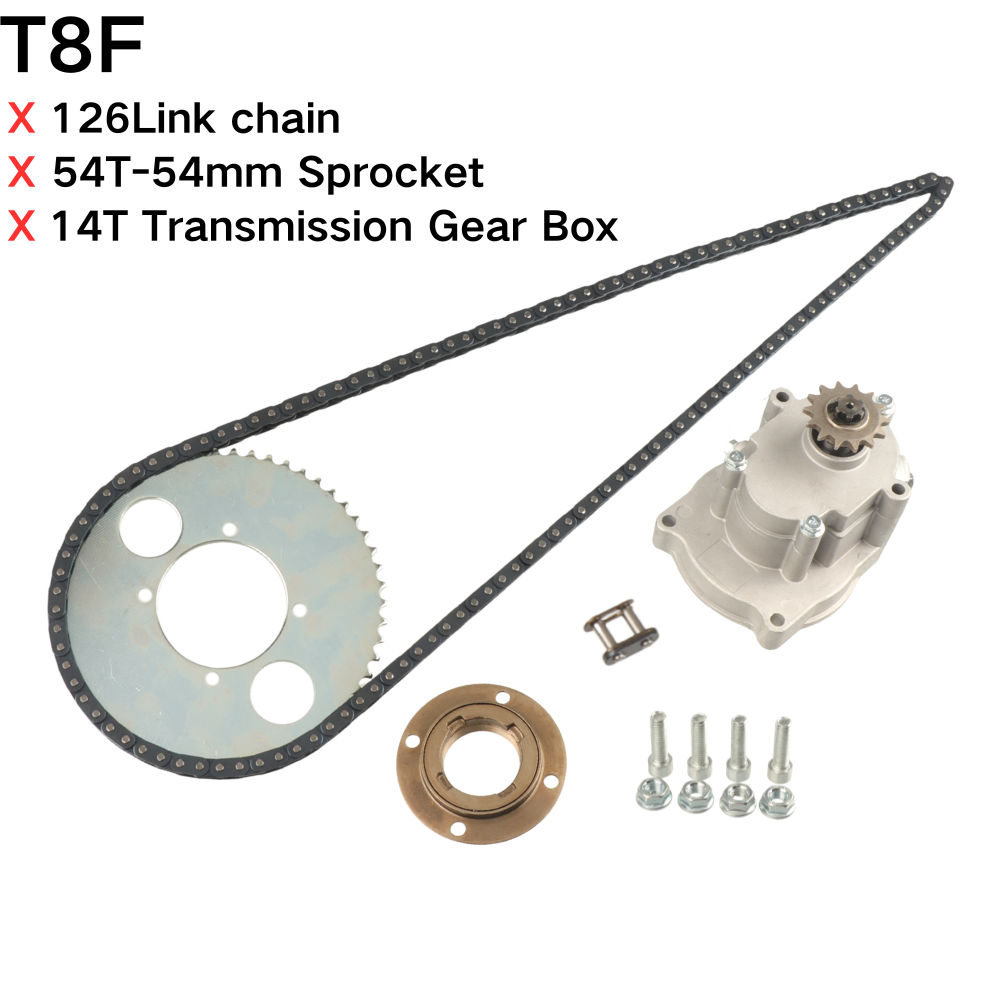 Motorcycle Gear Bundle - Задняя звездочка T8F 44T/54T с 4