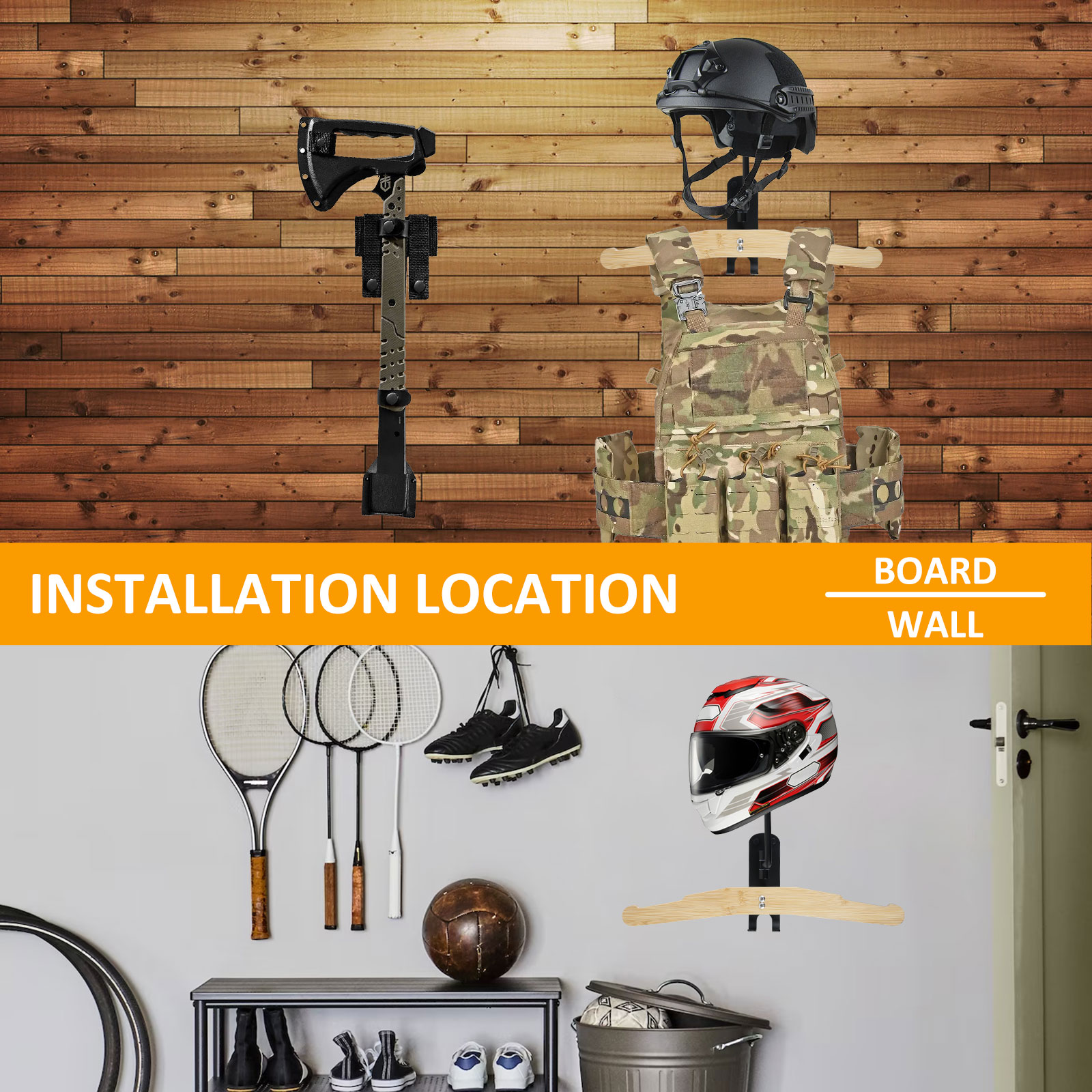 Настенные крючки для одежды, в – обзор и цена Motorcycle Gear Hanger